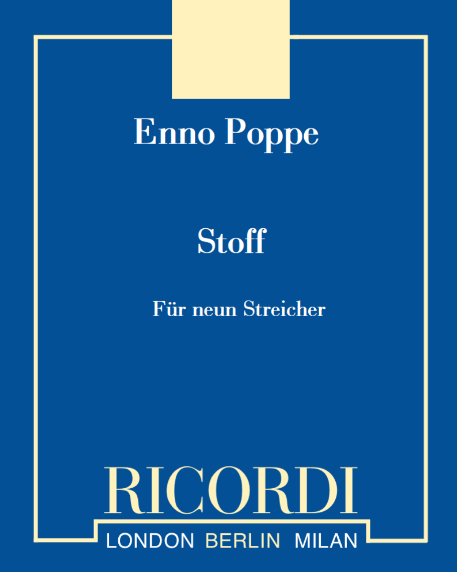 Stoff — Enno Poppe