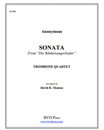 Sonata (from 'Die Bankelsangerlieder') — 佚名