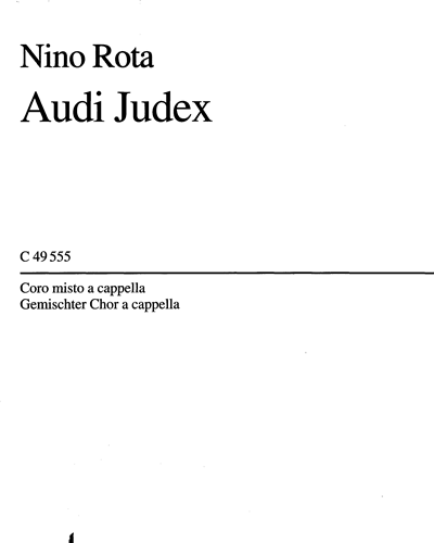 Audi Judex — 尼诺·罗塔