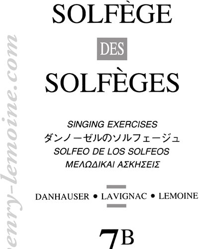 Solfège des Solfèges, Vol. 7B — Albert Lavignac