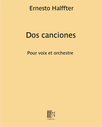 Dos canciones — Ernesto Halffter