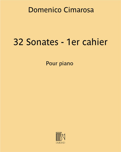 Thirty-two Sonatas - Book 1 — Domenico Cimarosa