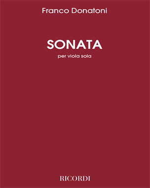 Sonata for Viola Solo — 弗兰科·多纳托尼