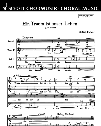 Ein Traum ist unser Leben — Philipp Mohler