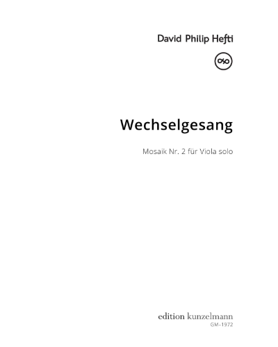 Mosaic No. 2 'Wechselgesang' — David Philip Hefti