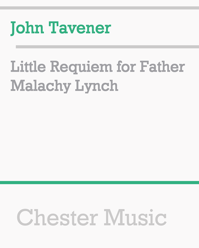 Little Requiem for Father Malachy Lynch — 约翰·塔文纳