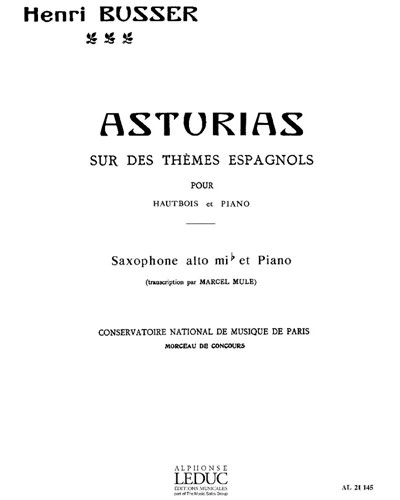 Asturias, op. 84 — Henri Büsser