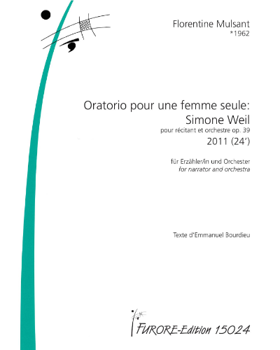 Oratorio for a Single Woman: Simone Weil — Florentine Mulsant