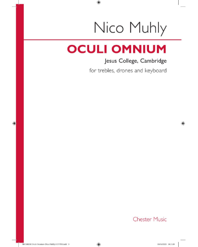 Oculi Omnium — Nico Muhly