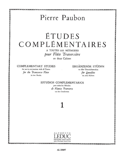 Études complémentaires, Vol. 1 — Pierre Paubon