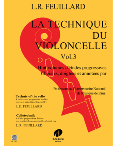 Technique for Cello, Vol. 3 — Louis Feuillard