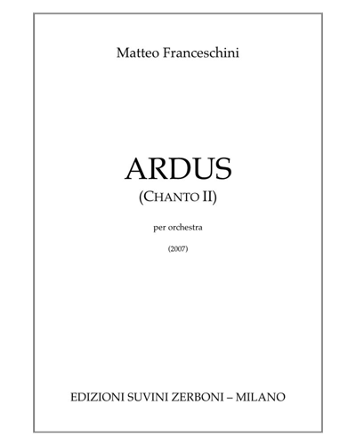 Ardus (Chanto II) — Matteo Franceschini