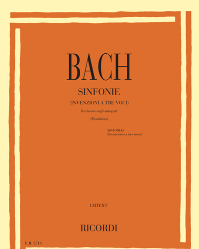 Sinfonie (Inventions for Three Voices) — 巴赫