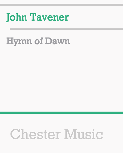 Hymn of Dawn — John Tavener