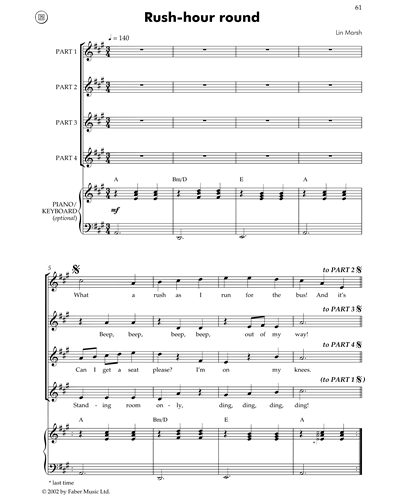 Rush Hour Round (from 'Junior Songscape') — Lin Marsh