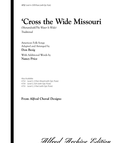 Cross The Wide Missouri — Don Besig