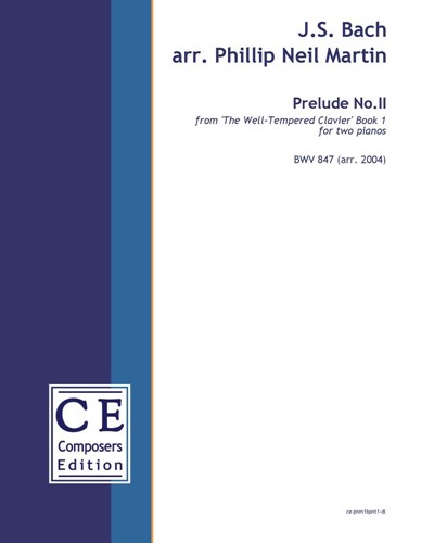 Prelude No. 2 (from 'The Well-Tempered Clavier', Book 1) — Phillip Neil Martin