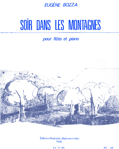 Soir Dans Les Montagnes pour Flûte et Piano — 欧仁·博扎