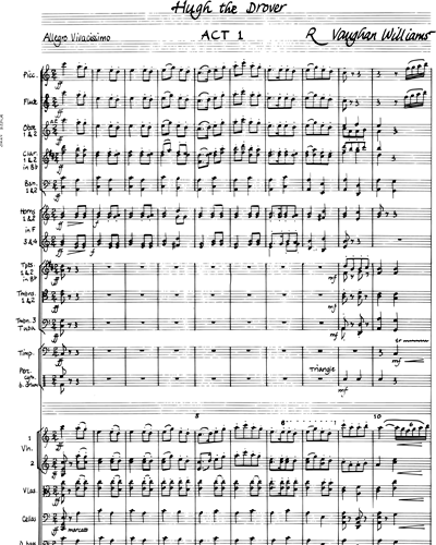 Hugh the Drover — Ralph Vaughan Williams