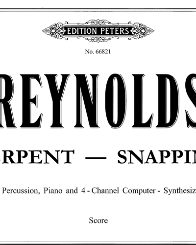The Serpent-Snapping Eye — Roger Reynolds