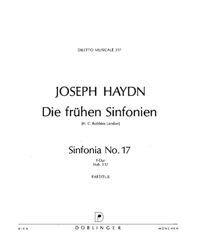 Symphony No. 17 in F major, Hob. I:17 — 海顿