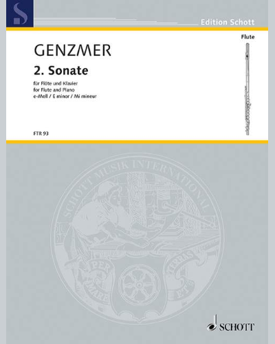 Sonata No. 2 in E minor, GeWV 223 — Harald Genzmer