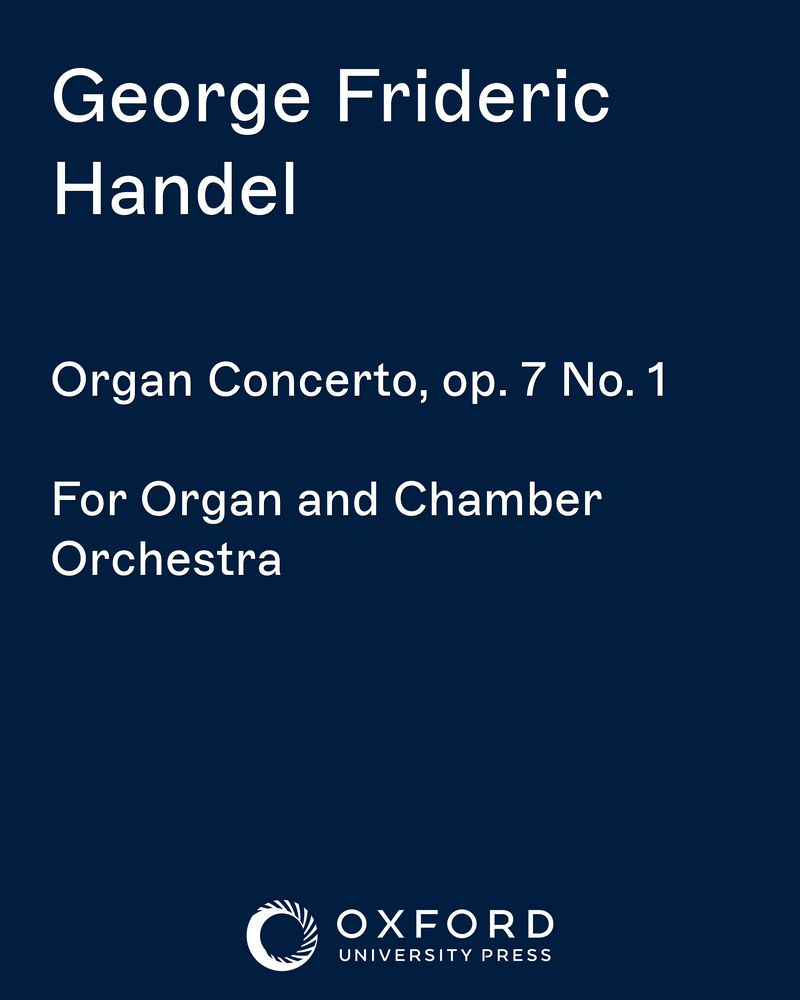 Organ Concerto, op. 7 No. 1 — 亨德尔