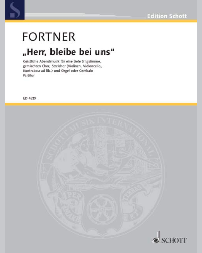 Herr, bleibe bei uns — Wolfgang Fortner