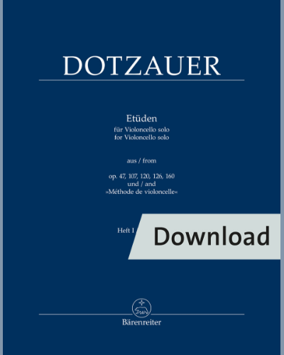 Etudes for Violoncello solo — 多察尔