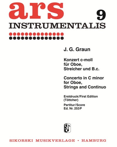 Concerto in C minor — 约翰·戈特利布·格劳恩