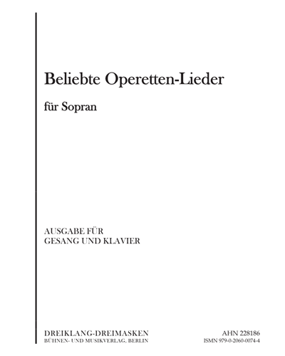 Beliebte Operetten-Lieder — Various