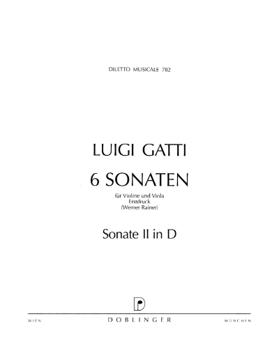 Sonata No. 2 in D major — Luigi Gatti