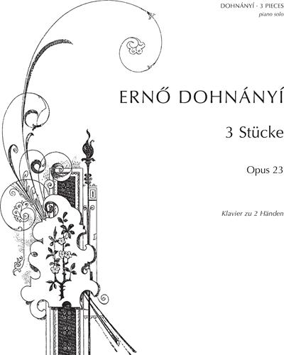 Three Pieces, op. 23 — 多纳尼