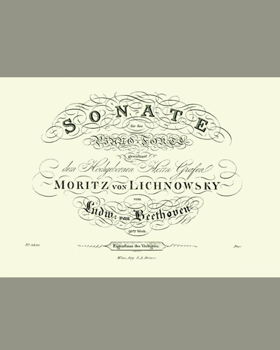 Piano Sonata, op. 90 — 贝多芬