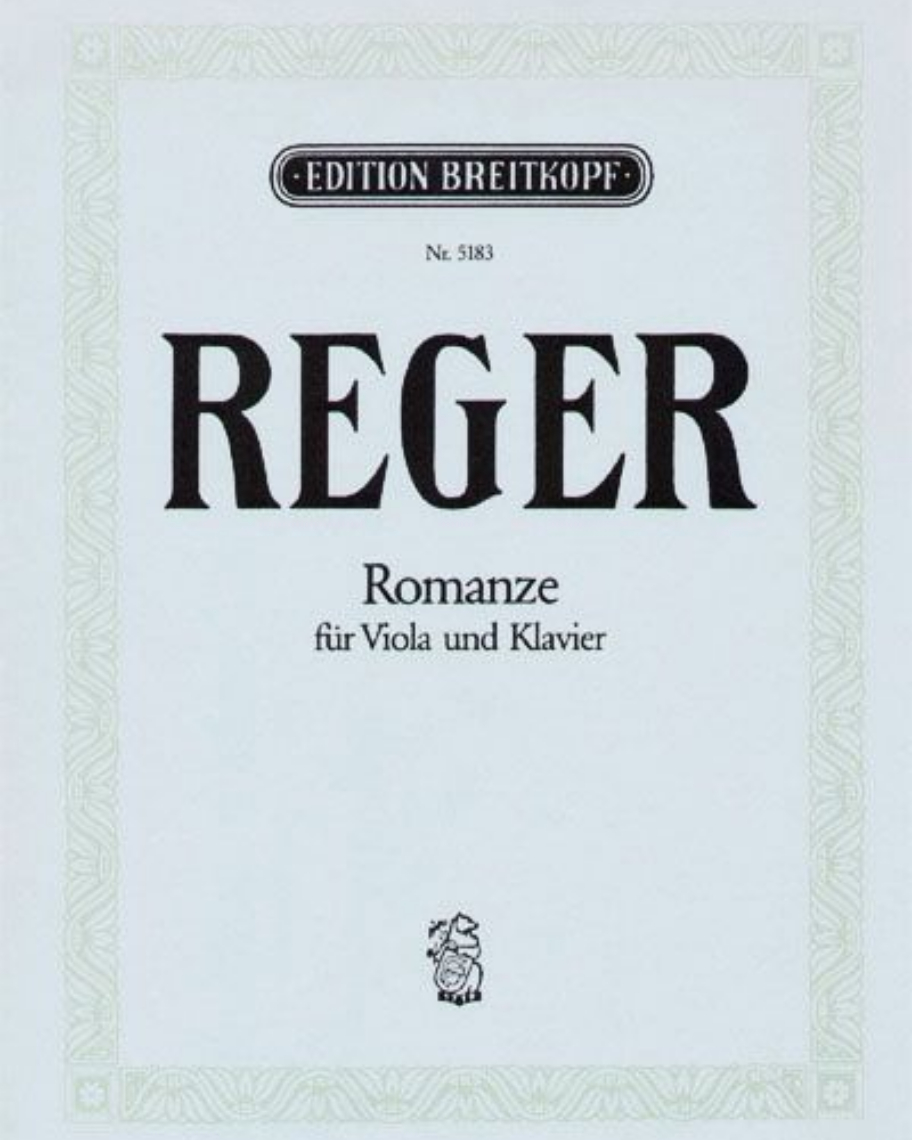 Romanze G-dur (Ausgabe für Viola und Klavier) — Max Reger