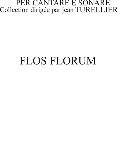 Flos Florum — Guillaume Dufay