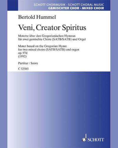 Veni, Creator Spiritus — Bertold Hummel