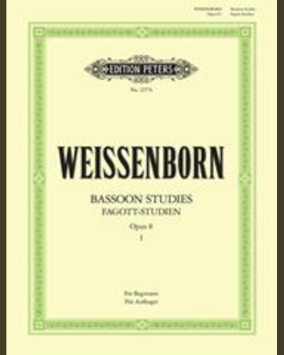 Bassoon Studies Op.8 Vol.1 — Julius Weissenborn