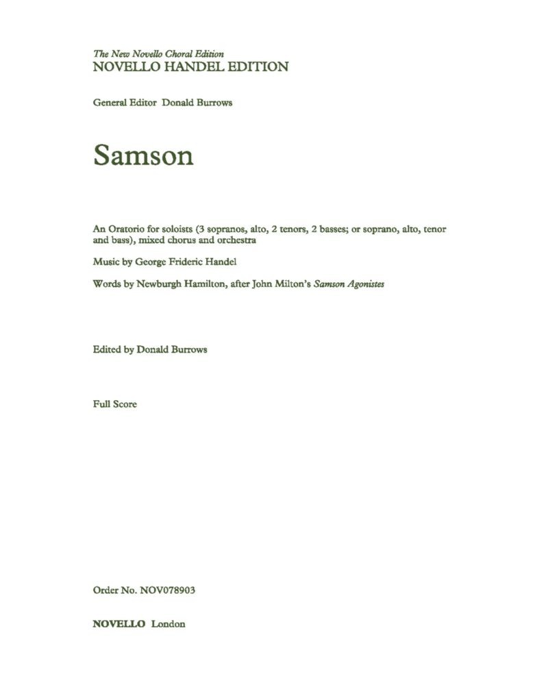 Samson — 亨德尔