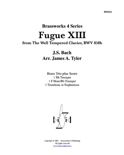 Fugue XIII — 巴赫