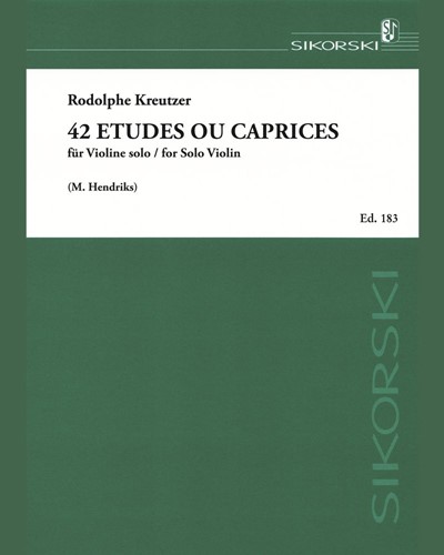42 Etudes or Caprices — 克鲁采