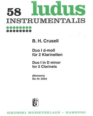Duo No. 1 in D minor — Bernhard Crusell