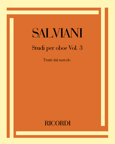 Studi per oboe Vol. 3 — Clemente Salviani