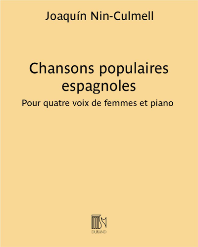 Chansons populaires espagnoles — Joaquín Nin-Culmell