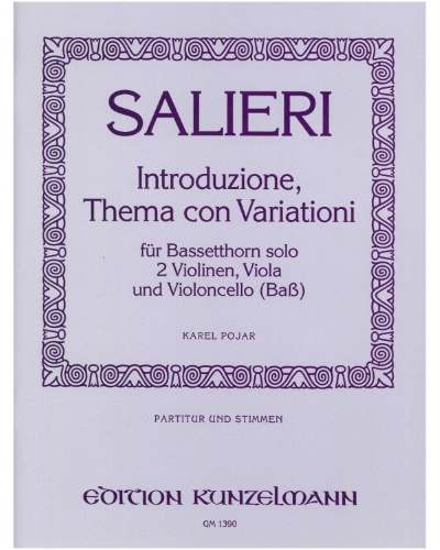Introduzione, Tema con variazioni — Girolamo Salieri