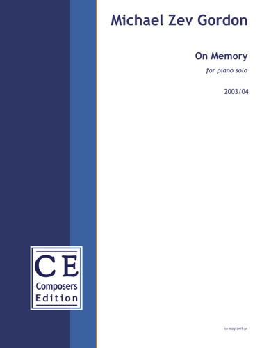 On Memory — Michael Zev Gordon
