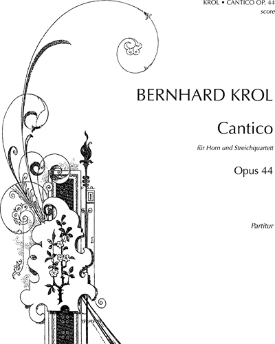 Cantico, op. 44 — Bernhard Krol