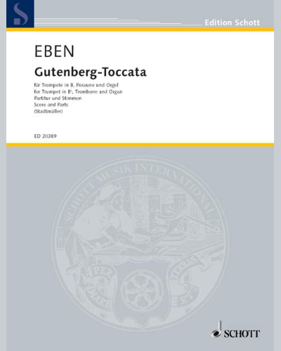 Gutenberg-Toccata — Petr Eben