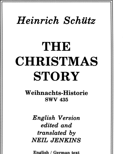 Christmas Story, op. 435 — 许茨