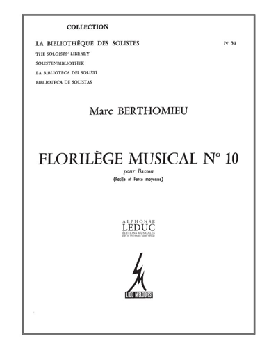 Florilège musical N° 10 — Marc Berthomieu